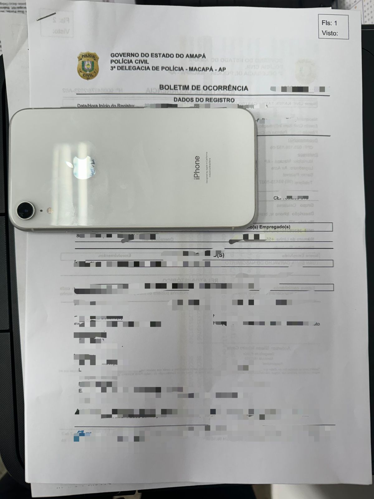 EM MACAPÁ, POLÍCIA CIVIL RECUPERA CELULAR ROUBADO E INDICIA EMPRESÁRIO DO RAMO DE ASSISTÊNCIA TÉCNICA PELO CRIME DE RECEPTAÇÃO QUALIFICADA
